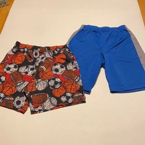 2 pairs of boys Pajama shorts. Both size 6/7